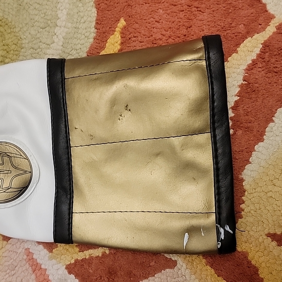 Vtg 1994 Mighty Morphin Power Rangers White Ranger Sound Effect Glov - Picture 2 of 8